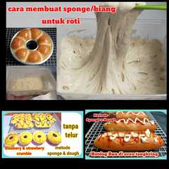 Sponge and dough method cara membuat sponge/biang রেসিপির প্রধান ছবি