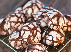Kakaós pöffeteg keksz recept fotója