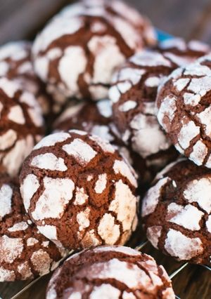 Kakaós pöffeteg keksz recept fotója