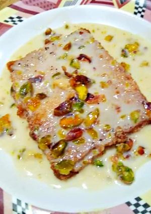 A picture of Rubri shahi tukre.