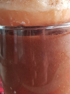 Una foto de Mousse de caqui y chocolate