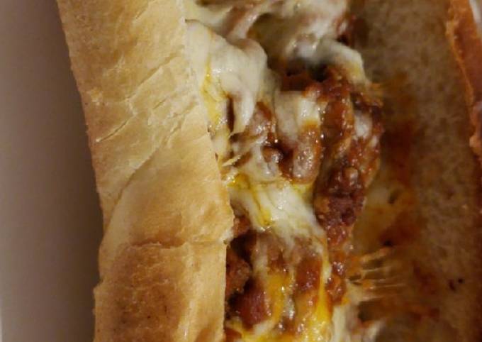 Recipe of Fancy Meatball Sub for Diet Food