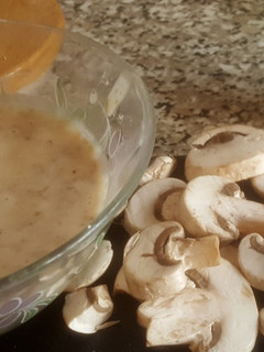 Una foto de Crema de champiñones