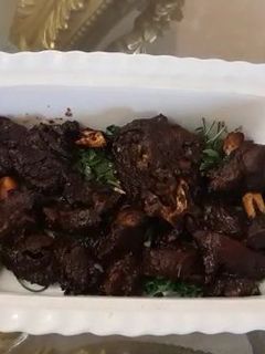 صورة لوصفة لحمة مشويه بدون شوايه