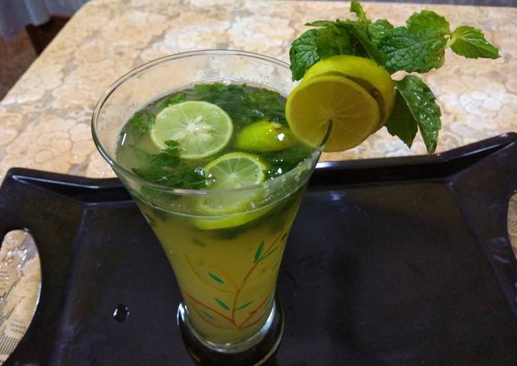 How to Prepare Speedy Lemon Mint Ginger Cooler