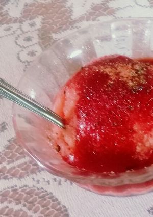 Una foto de Nieve de sandía 🍦🍉🍉
