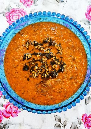 عکسی از دستور آش عدس و گوجه