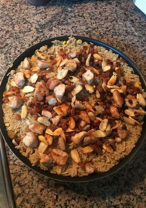 صورة لوصفة ارز مع دجاج