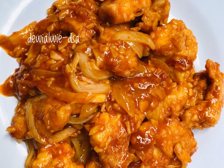 Resep Ayam tepung saus teriyaki Anti Gagal