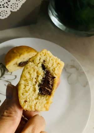 Une photo de Financier cœur chocolat