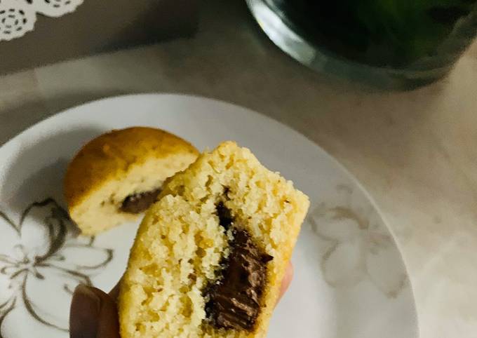 Financier cœur chocolat