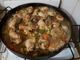 Pollo al disco