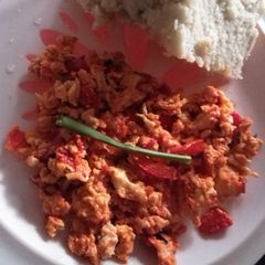 A picture of Scrambled eggs.