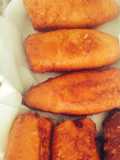 Chimos rellenos de pisto, atún y huevo cocido
