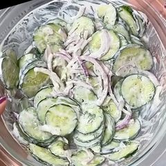 A picture of Cucumber Salad.