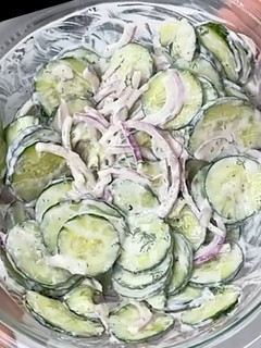 A picture of Cucumber Salad.