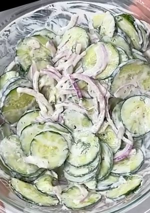 A picture of Cucumber Salad.