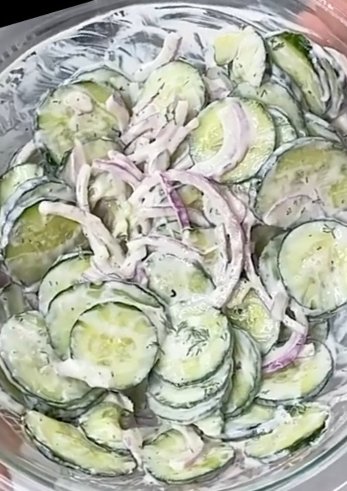 A picture of Cucumber Salad.