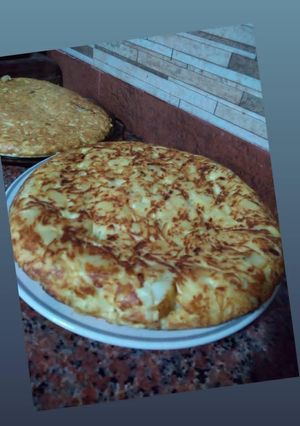 Una foto de Tortilla de papas express