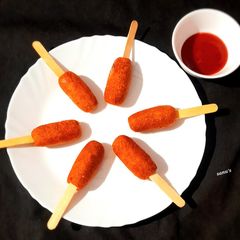 A picture of Cheese Lolipop With Leftover Potato.