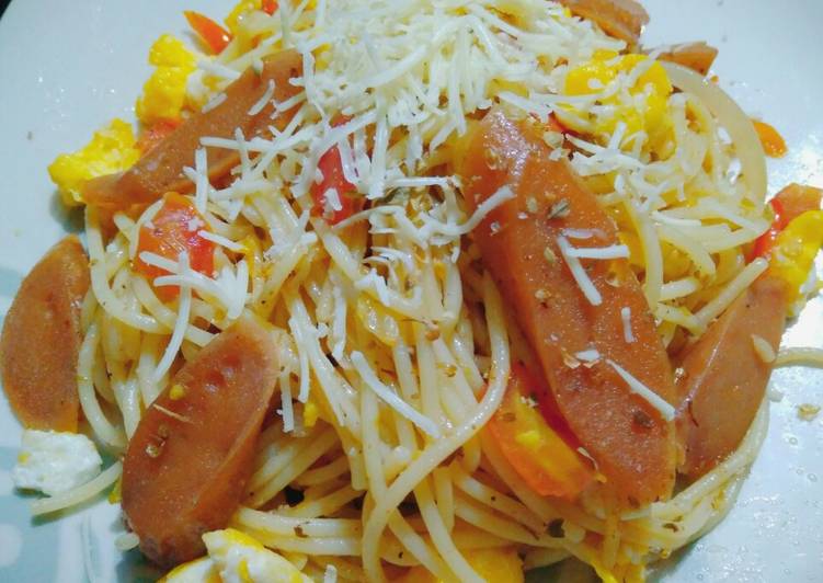 Bagaimana Menyiapkan Spaghetti Aglio olio, Bikin Ngiler