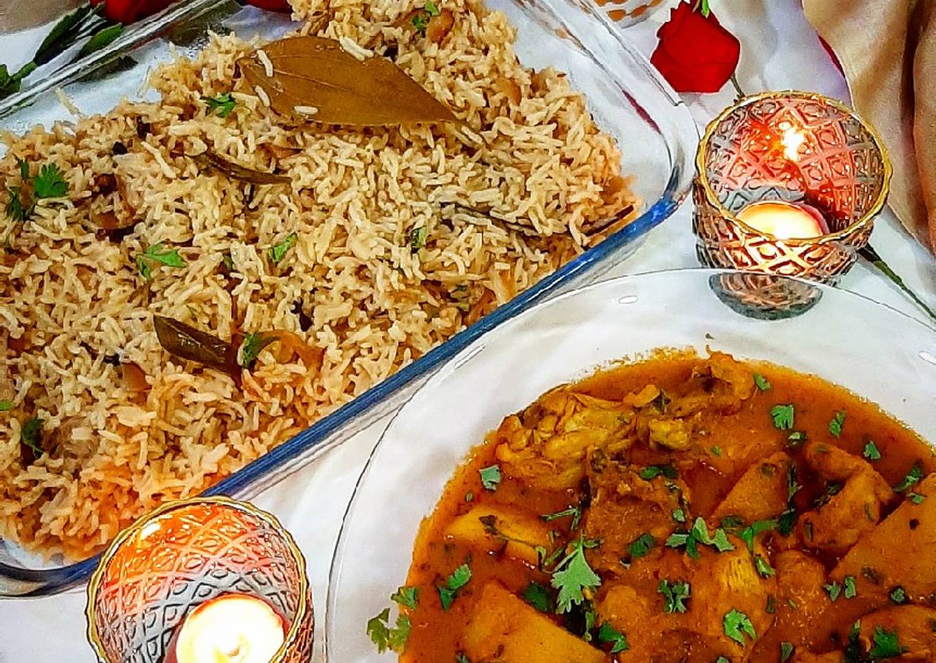 Chicken Shorba with Zeera rice