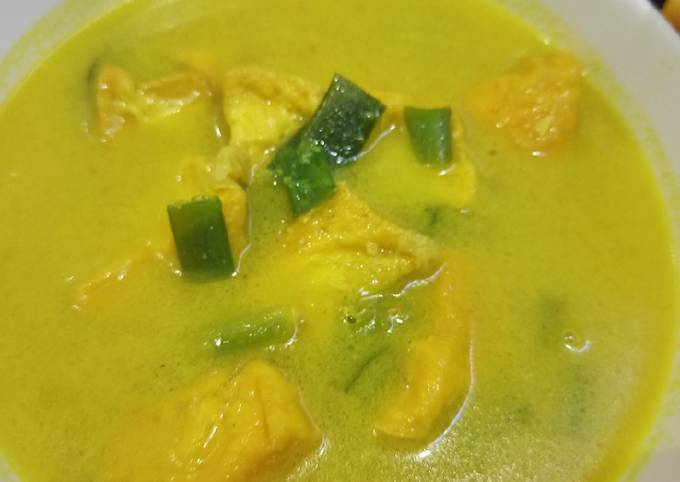 Resep: Sayur tahu santan Ekonomis Untuk Jualan