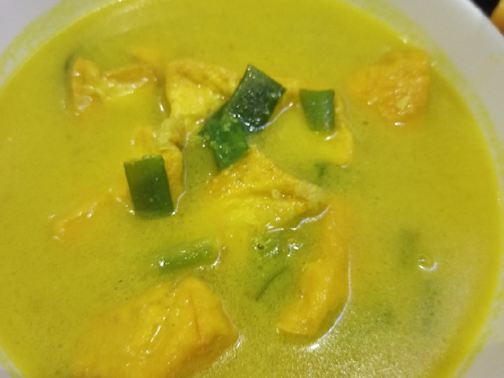 Resep: Sayur tahu santan Ekonomis Untuk Jualan