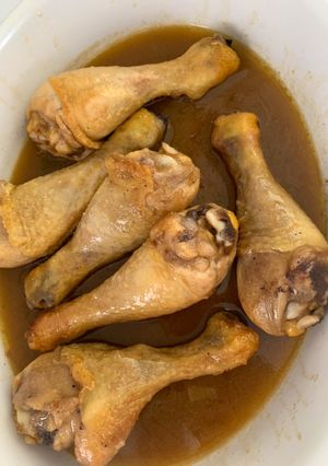 Una foto de Pollo a la cerveza