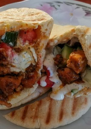 Gyros + öntet 🌯 recept fotója