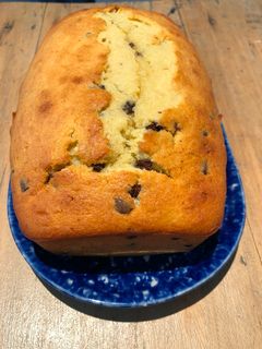 Une photo de Banana bread au chocolat