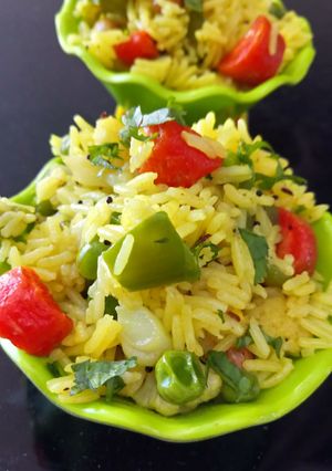 A picture of Vegetable Pulao.