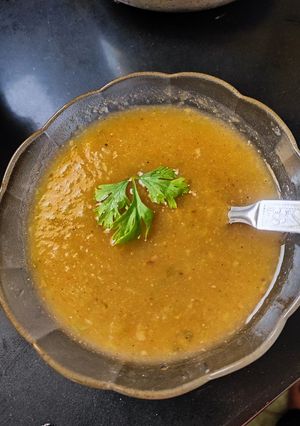 A picture of Pumpkin soup.