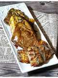 Ikan Layur Dan Kepala Salmon Asap Homemade