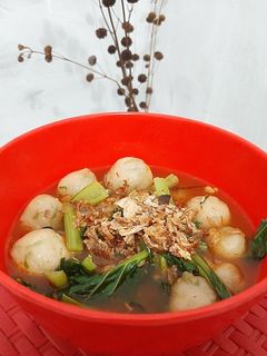 Foto resep Baso aci no terigu kuah kaldu sayur