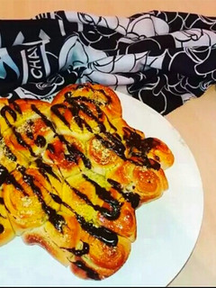 عکسی از دستور نان رول نارگیلی 😋