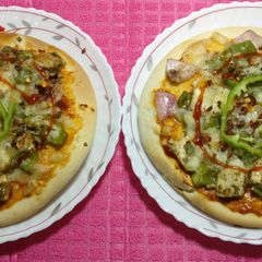 A picture of Pizza paneer manchurian.