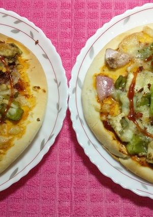A picture of Pizza paneer manchurian.