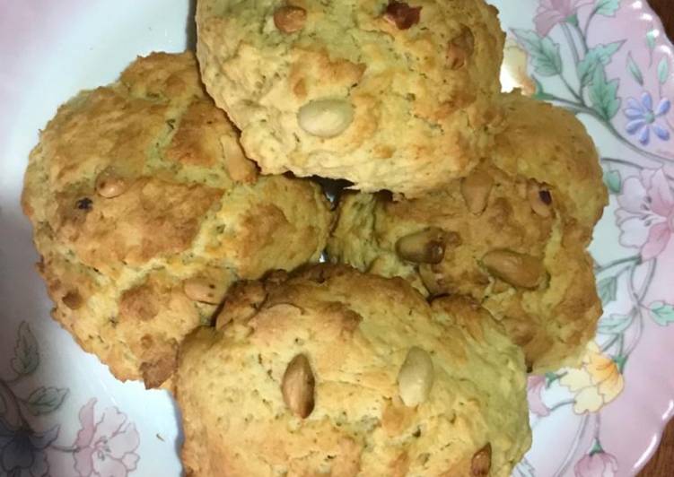 Nutty rock cakes