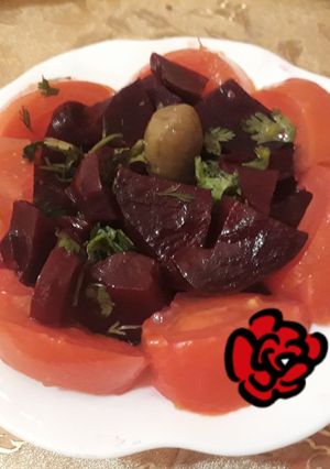 صورة لوصفة سلاطة الشمندر