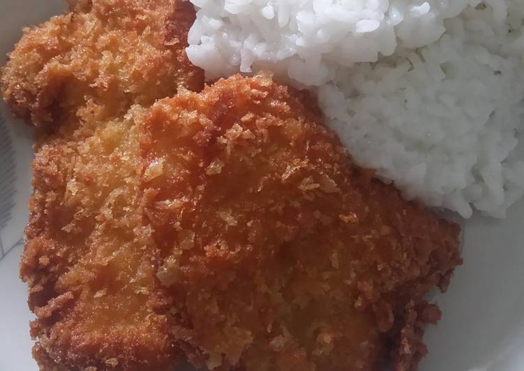 Cara Gampang Membuat Chicken Katsu (Ayam Katsu) Anti Gagal