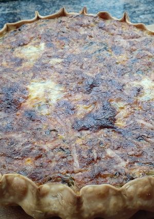 Una foto de 🥧 Tarta de acelga y ricotta 🥧