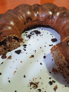 Una foto de Bizcocho de plátano y chocolate