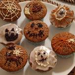 Mákos halloween muffin