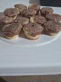 Muffins marmolados veganos
