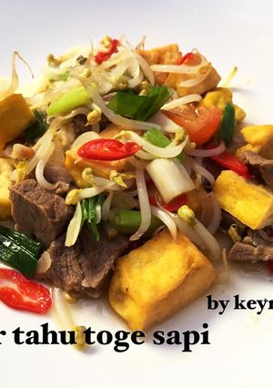 Foto resep Sayur Tahu Toge Sapi