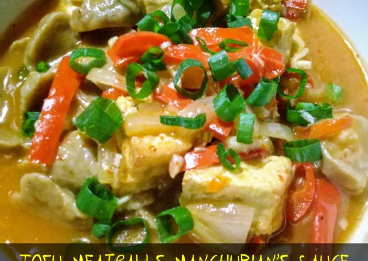 Tofu Meatball Manchurian's Sauce