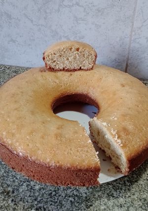 Una foto de Bizcochuelo Casero Sin Leche