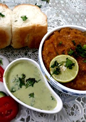 A picture of Pav Bhaji.