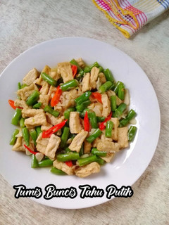Foto resep Tumis Buncis Tahu Putih